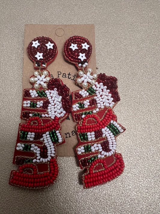 Nana Christmas Earrings