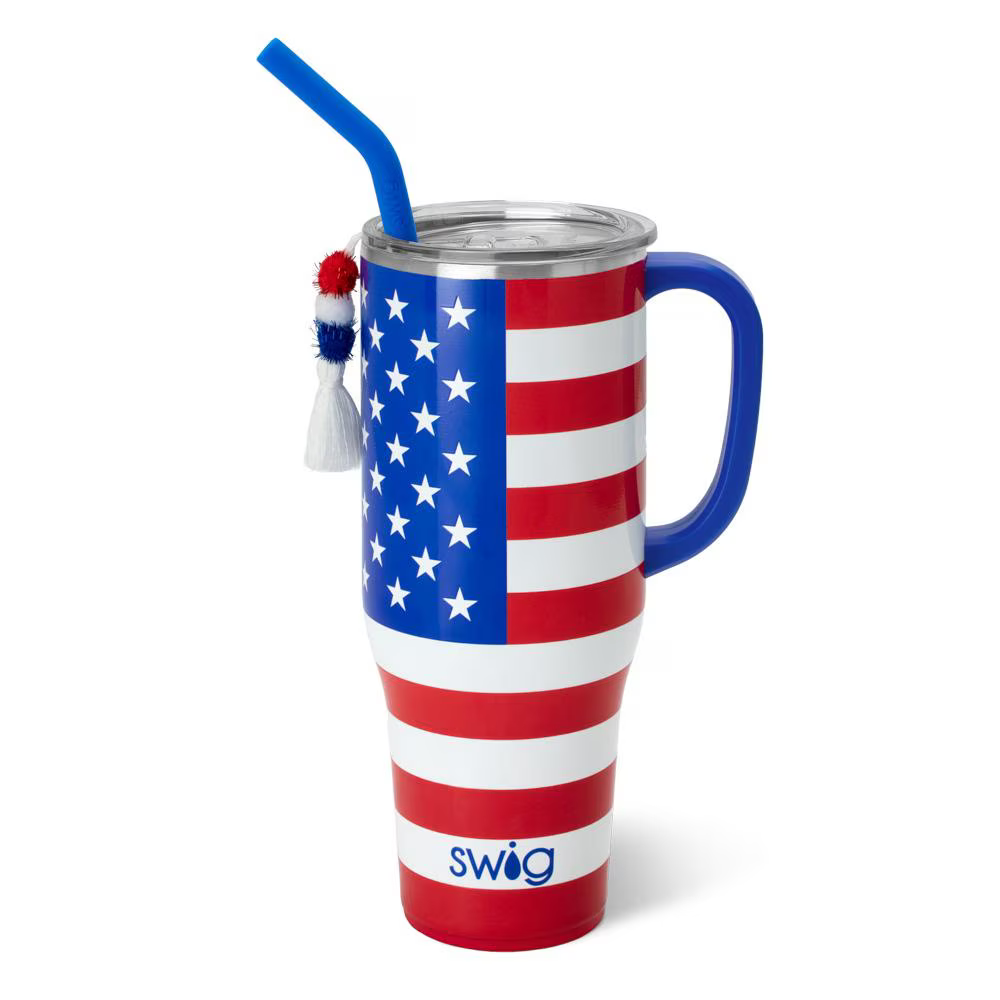 All American 40 oz Handled Mega Mug - SWIG