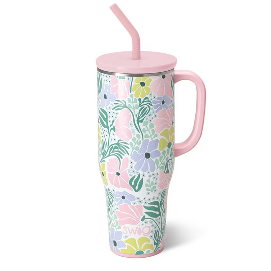 Garden Party 40 oz Handled Mega Mug - SWIG