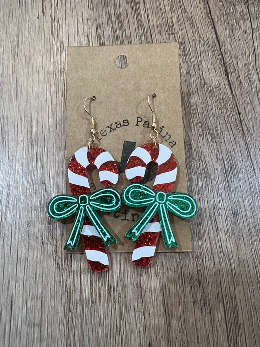 Candy Cane Earrings