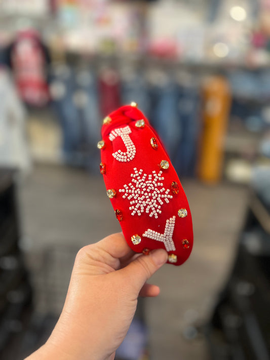 Red Joy Headband