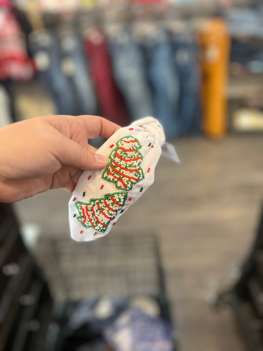 Christmas Tree Cake Headband