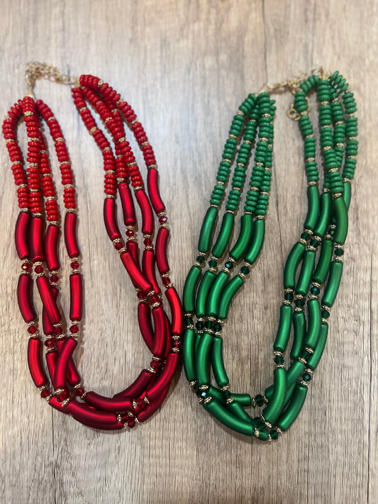 Multi Strand Statement Necklace