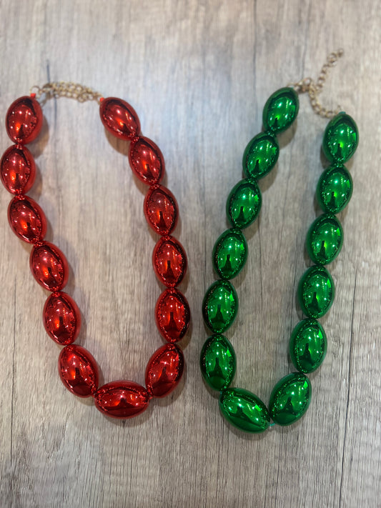 Large Bead Statement Necklace