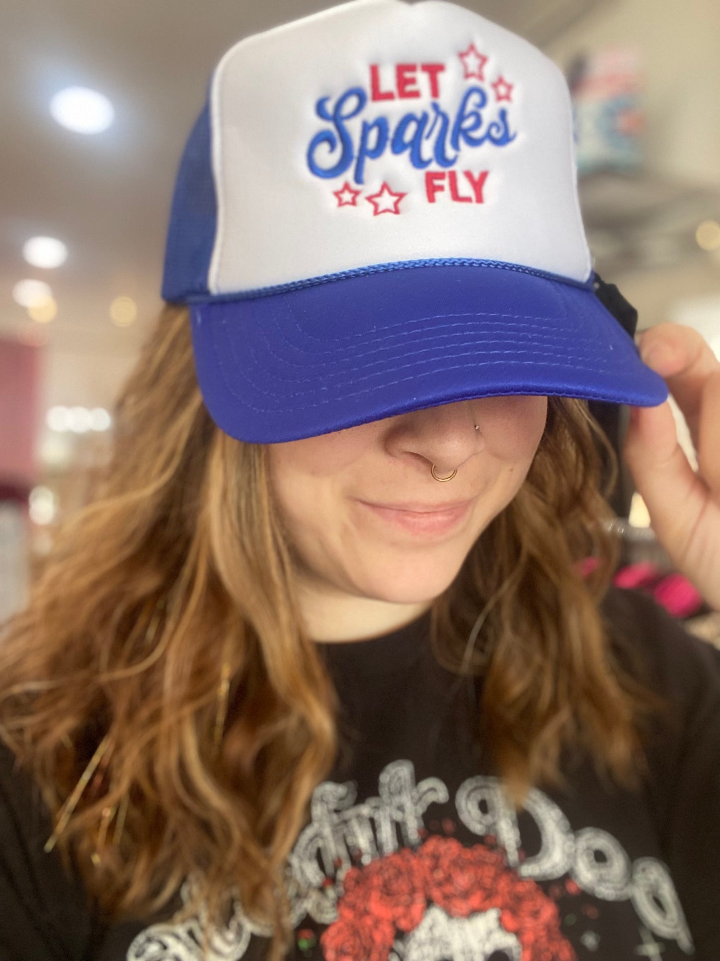 Let Sparks Fly Trucker Hat