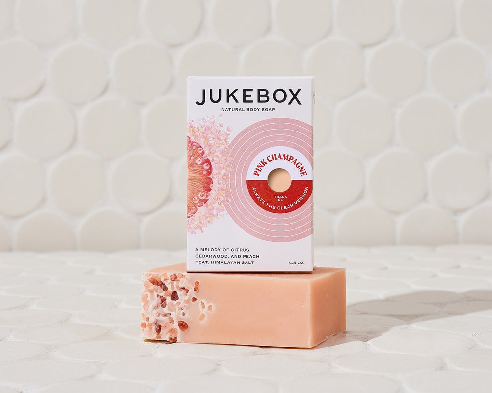 Pink Champagne Jukebox Womens Soap