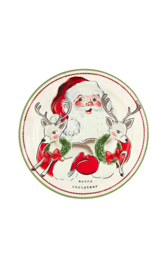 Vintage Santa Platter