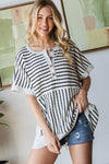 Short Sleeve Striped Top
