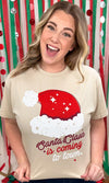 Santa Claus Pearl Graphic T-Shirt