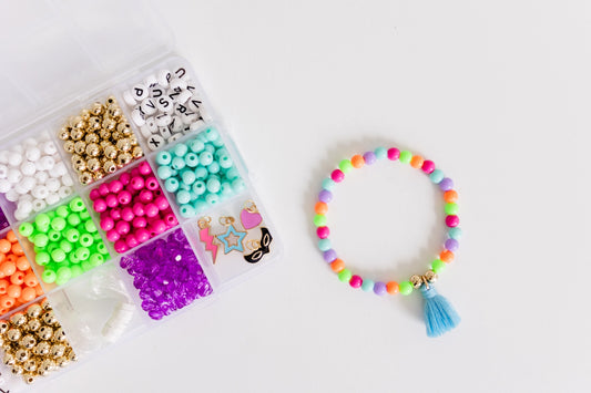 Superhero Diy Stretchy Bracelet Craft Kit Hero Gift