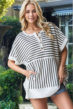 Short Sleeve Striped Top