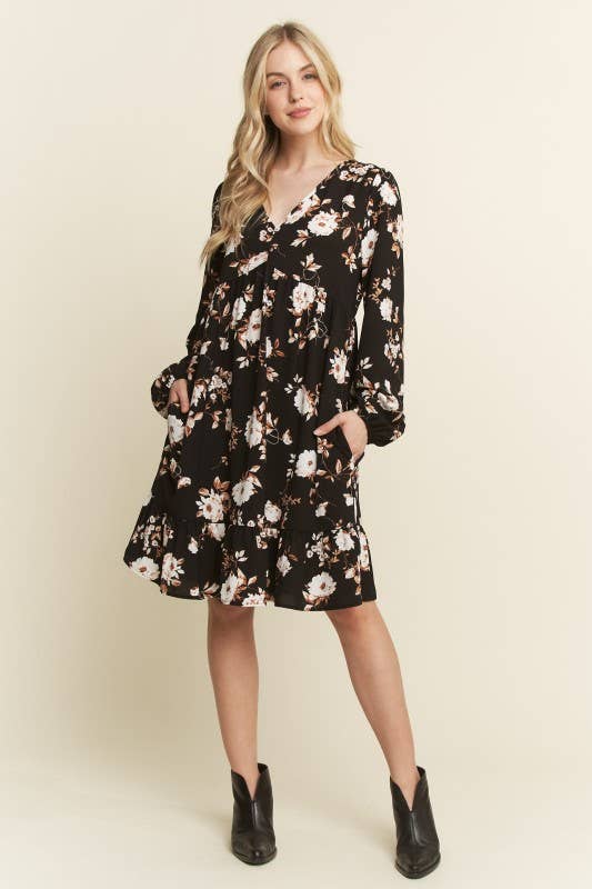 Floral Babydoll Dress