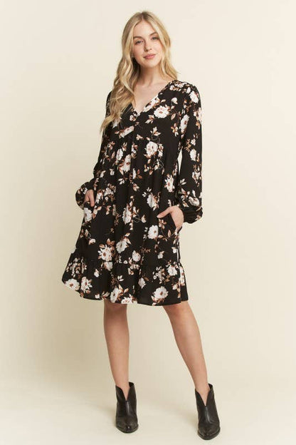 Floral Babydoll Dress