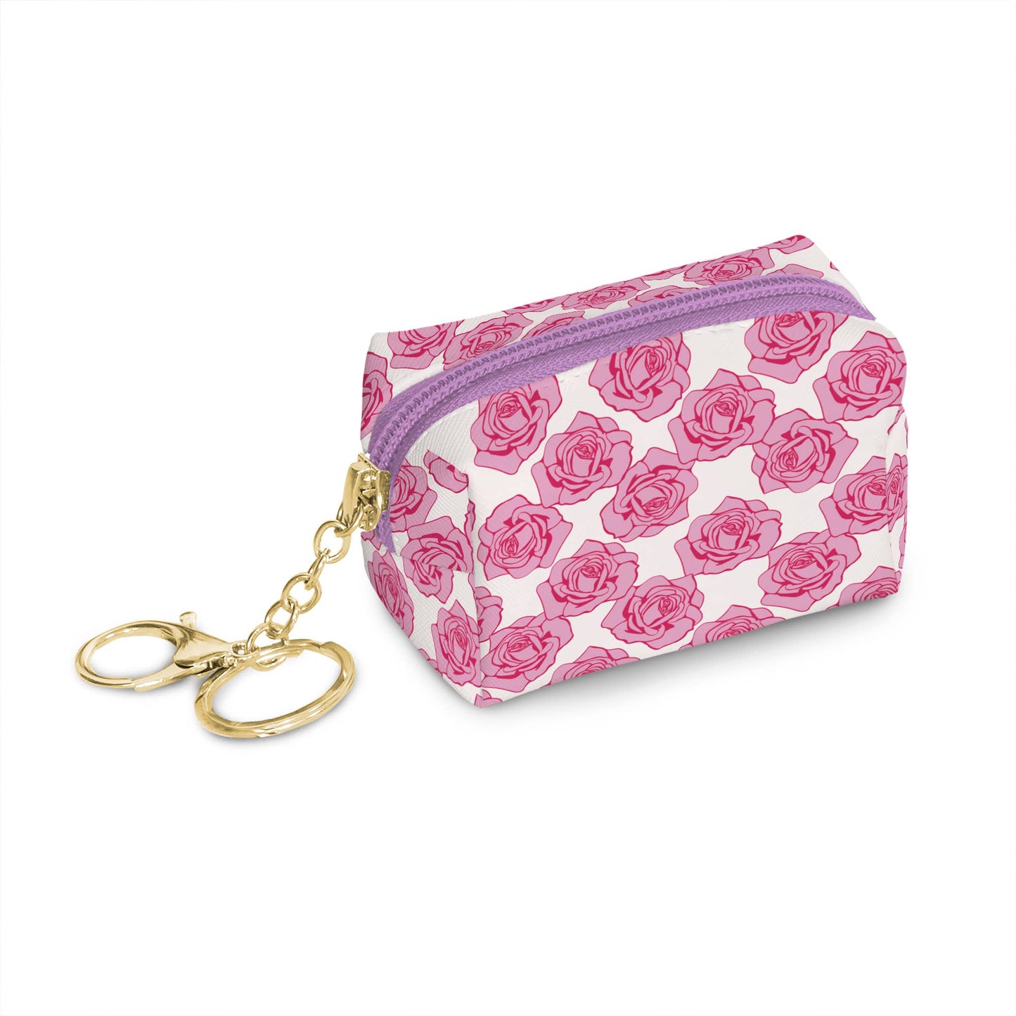 Petite Rose Key Chain Pouch