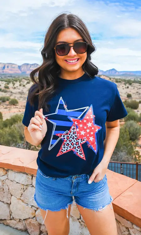 Doodle Star Graphic Tee