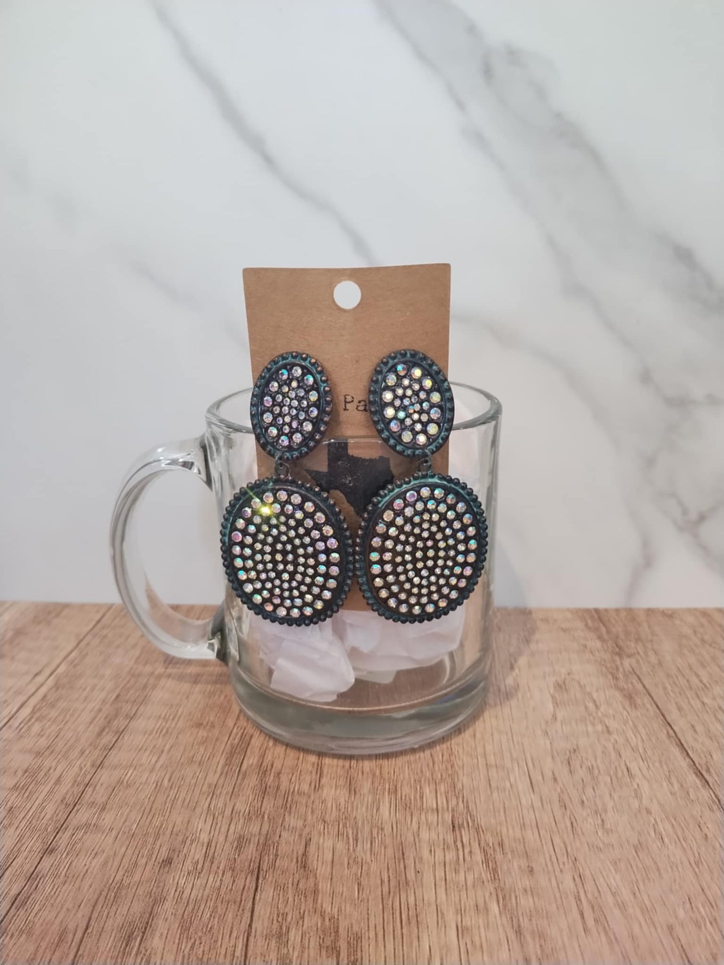 Big Blingy Dangle Earrings