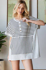 Short Sleeve Striped Top