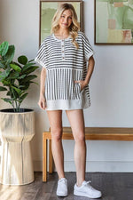 Short Sleeve Striped Top