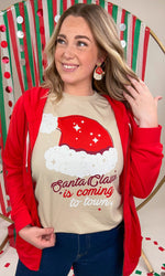 Santa Claus Pearl Graphic T-Shirt