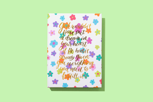 Hardcover Notebook - Spiritual - Floral