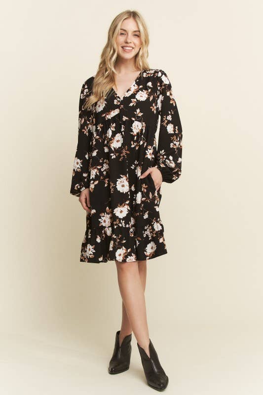 Floral Babydoll Dress