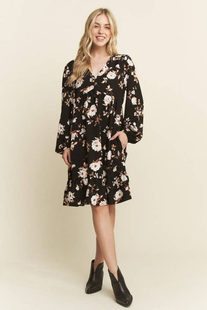 Floral Babydoll Dress