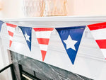 Stars & Red and White Stripes Banner