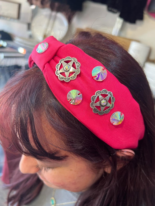 Western Style Rhinestone Headband