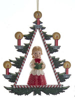 German Choir Boy and Girl Ornament