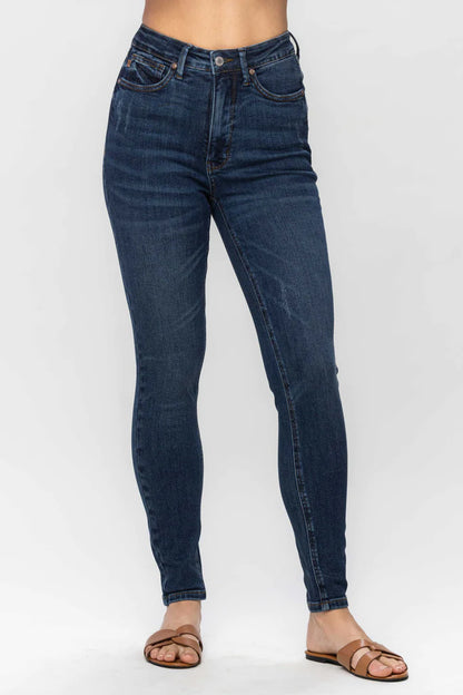 High Waist Tummy Control Skinny Jeans - Judy Blue 88692