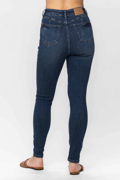 High Waist Tummy Control Skinny Jeans - Judy Blue 88692