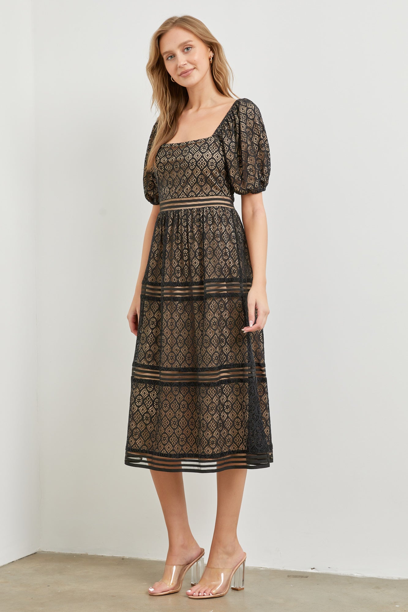 Lace Midi Dress