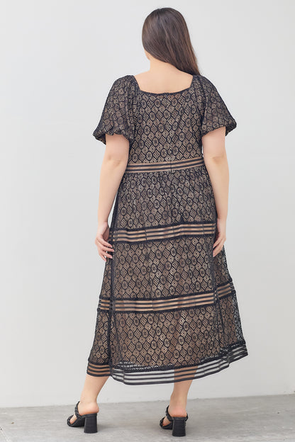 Lace Midi Dress