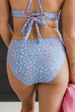 Bask In The Sun Mid-Rise Bottoms - Pastel Leopard