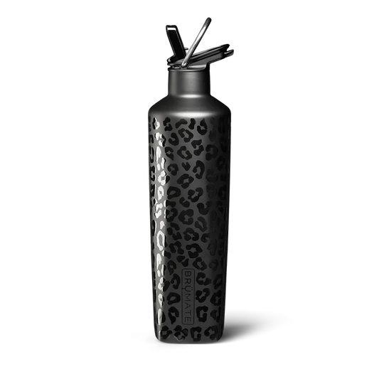 25oz Rehydration Bottle Brumate - Onyx Leopard