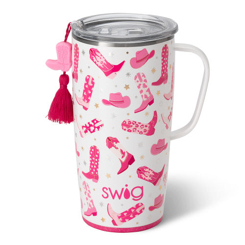 Lets Go Girls 22 oz Handled Travel Mug - SWIG