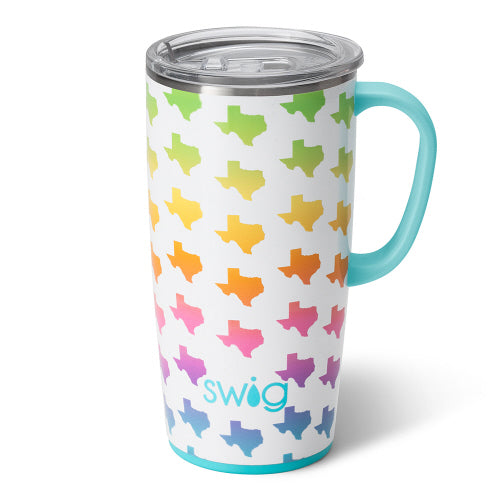 Texas 22 oz Handled Travel Mug - SWIG