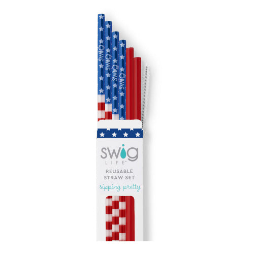 All American Reusable Straw Set - SWIG