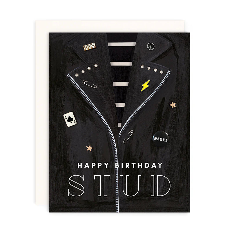 Stud Birthday Card