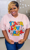Retro Teach Love Inspire Graphic T-Shirt