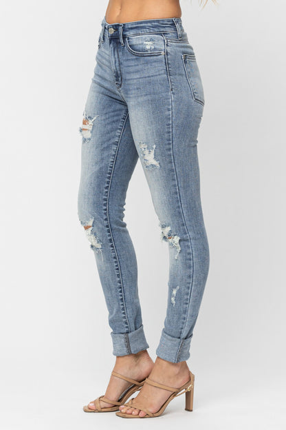 Tall Destroyed Skinny - Judy Blue 82406