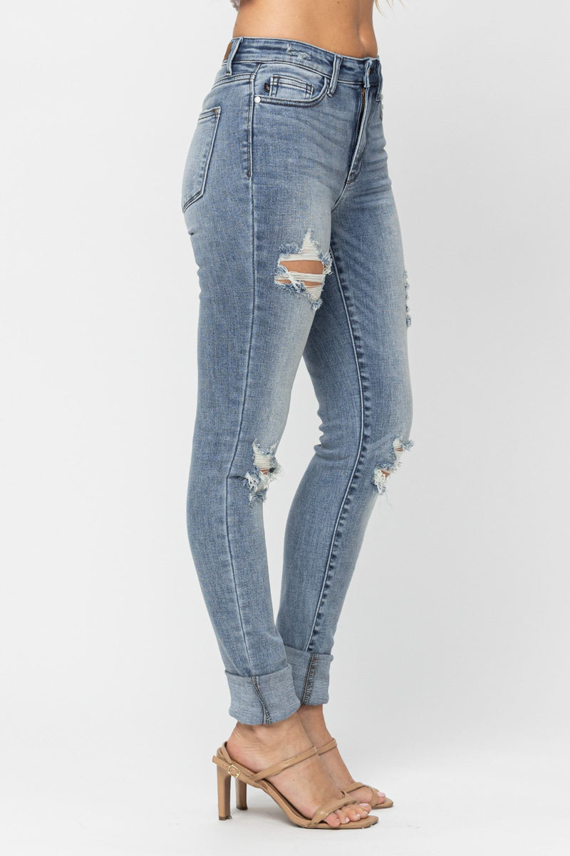 Tall Destroyed Skinny - Judy Blue 82406
