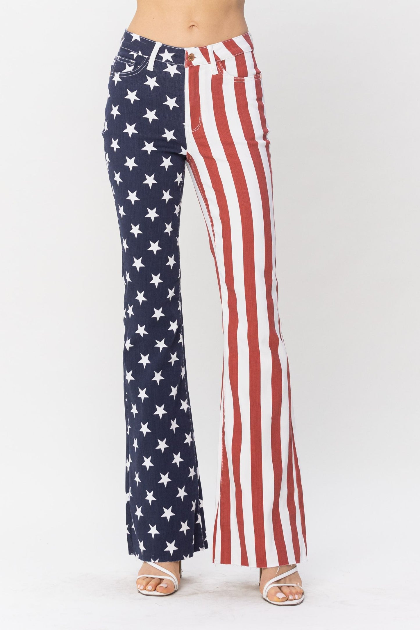 High Waist American Flag Flare - Judy Blue 88560