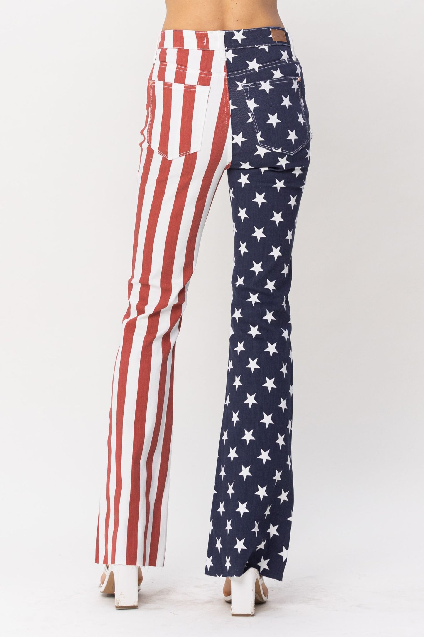 High Waist American Flag Flare - Judy Blue 88560