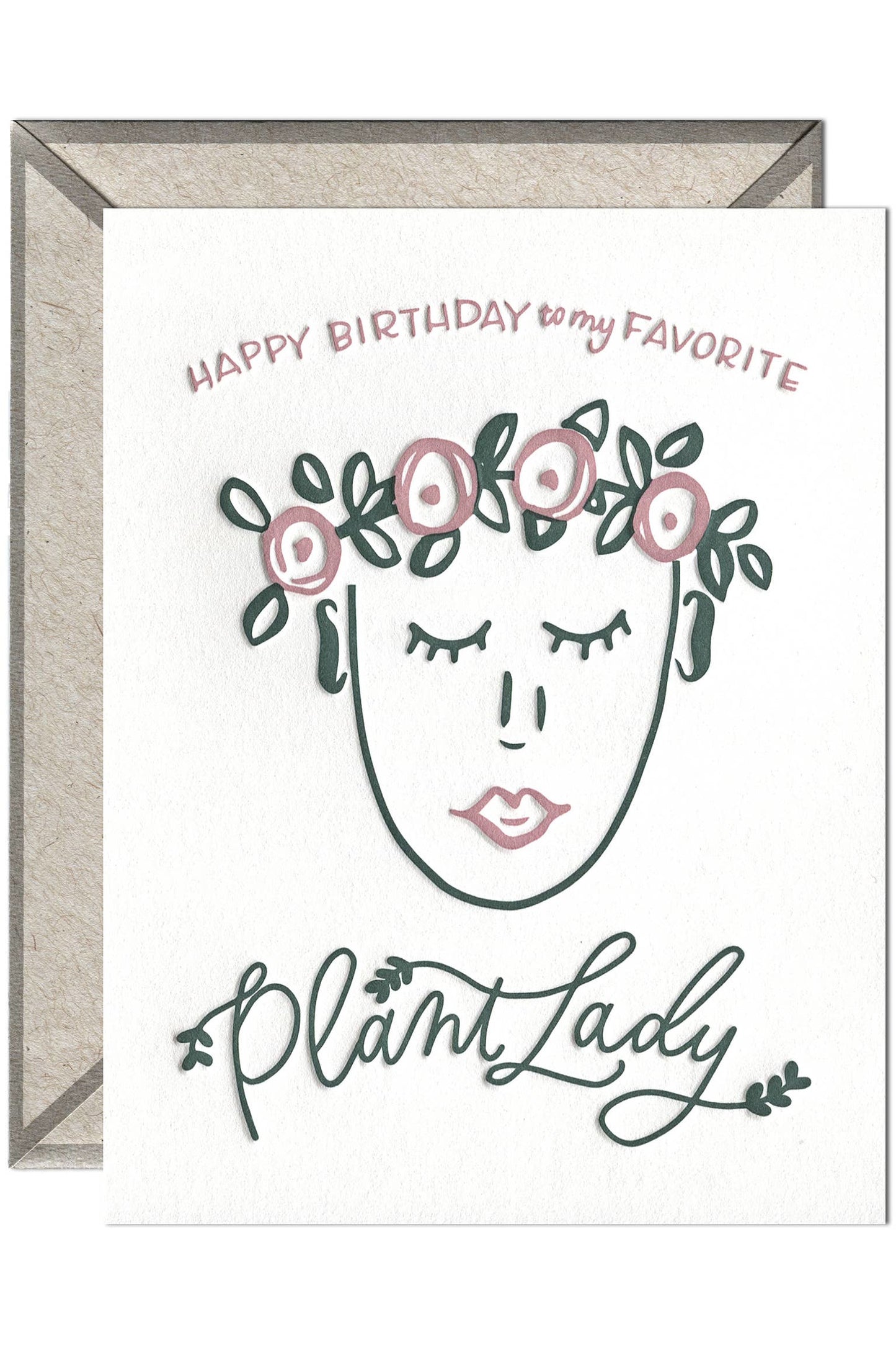 Plant Lady Birthday - greeting card