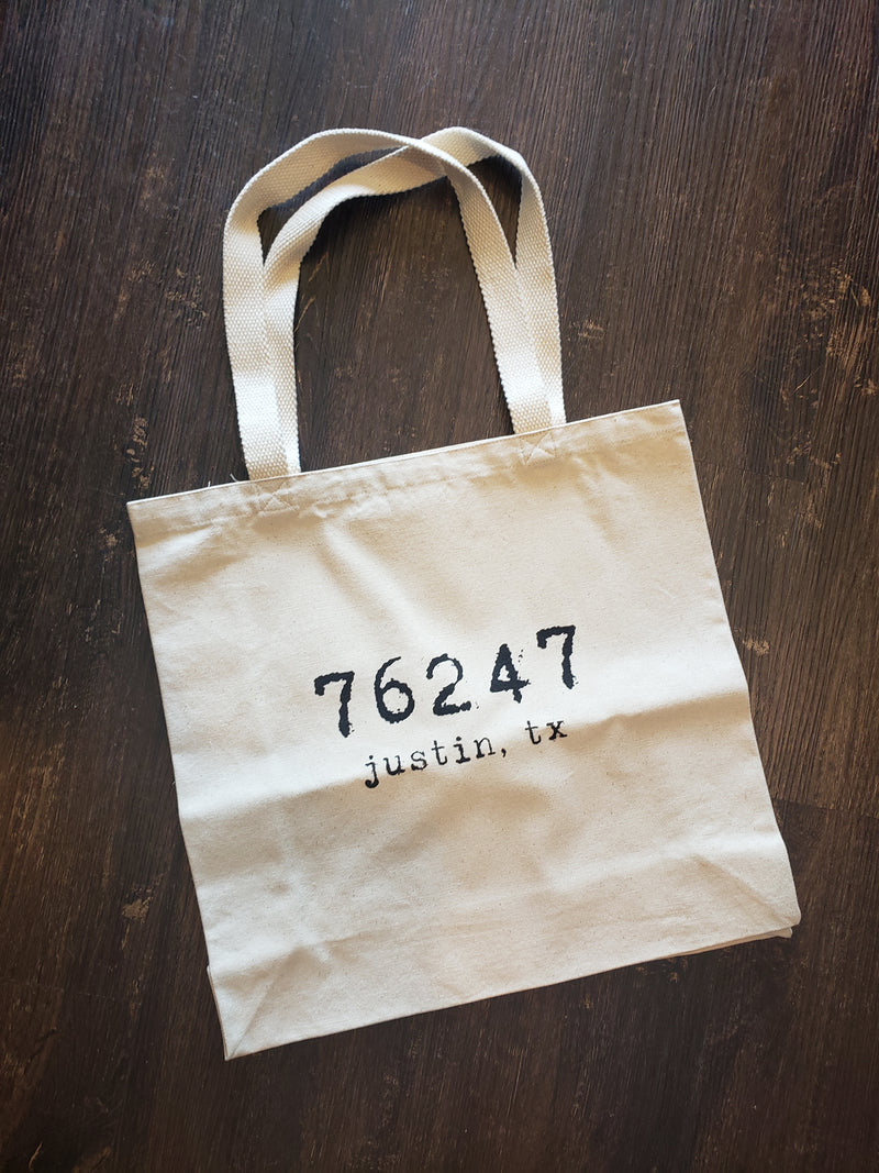 76247 Justin Tx - Canvas Tote Bag