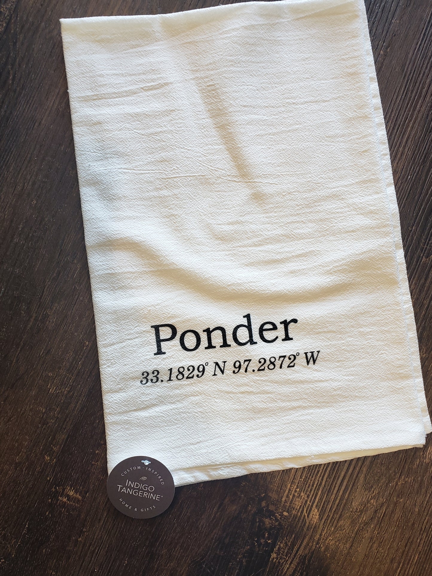 Ponder Coordinate Tea Towel