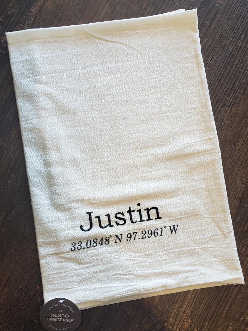 Justin Coordinate Tea Towel