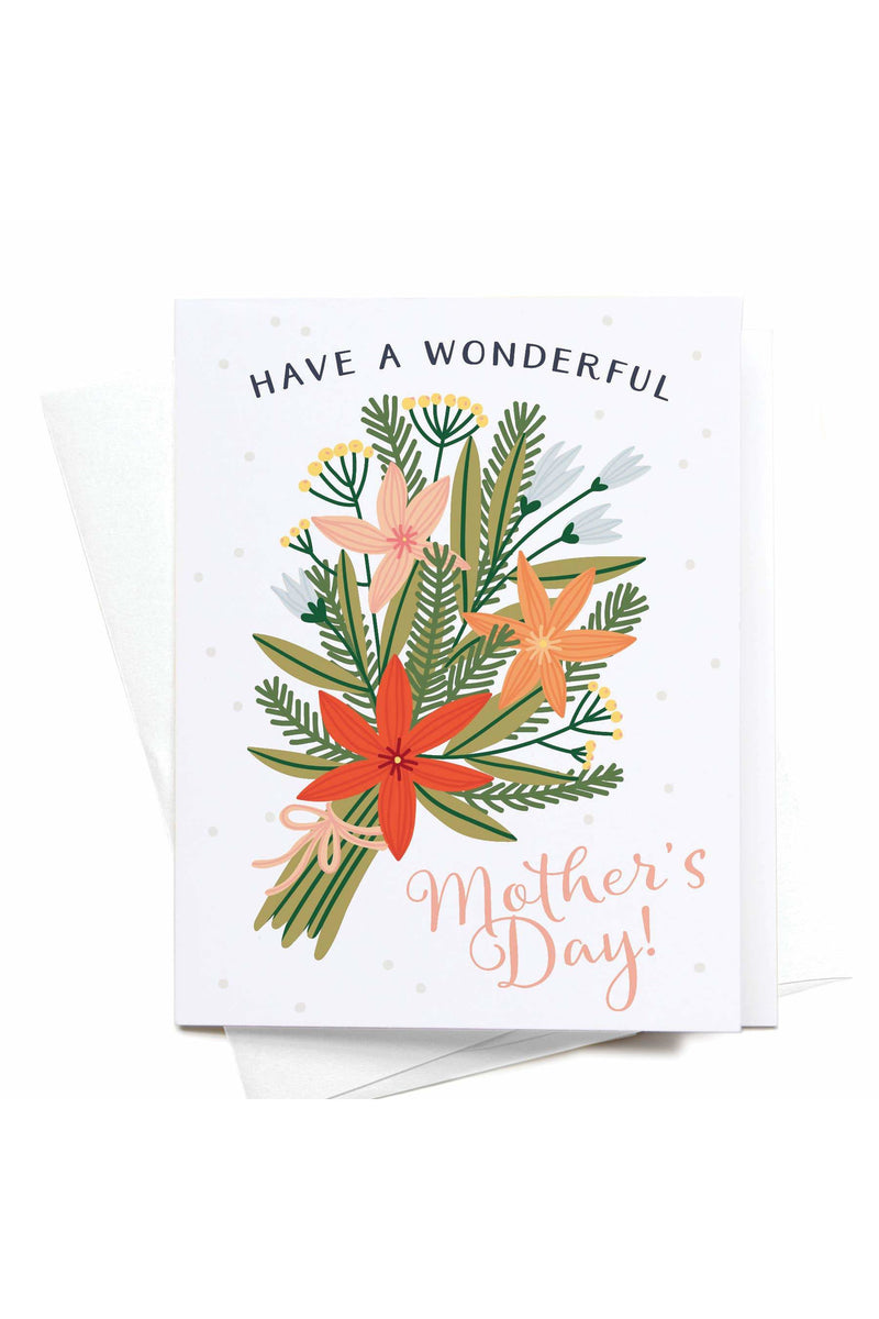 Have A Wonderful Mother's Day! Bouquet Greeting Card