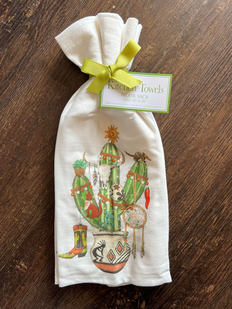 Cactus Ornaments Towel Set